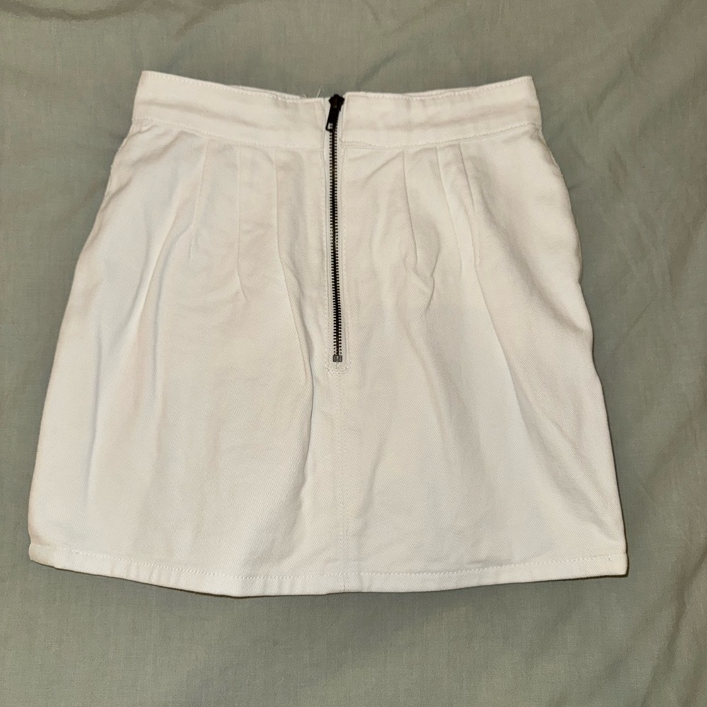 White Mini Skirt - Picture 2 of 2